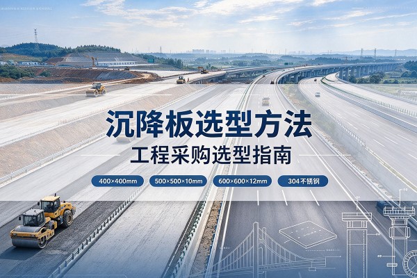 屏边沉降板选择方法
