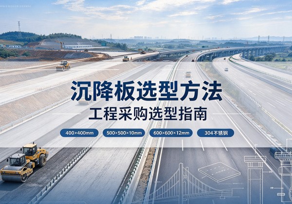 屏边沉降板选择方法